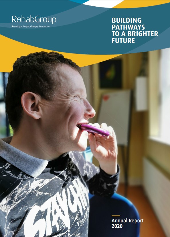 2020 Rehab Group Annual Report Front Cover